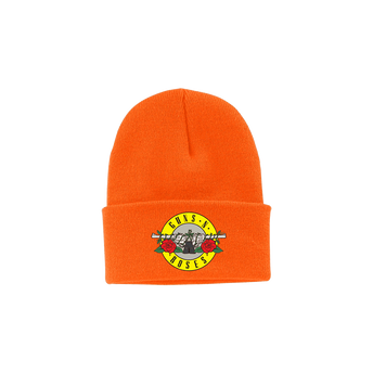 Orange Bullet Beanie