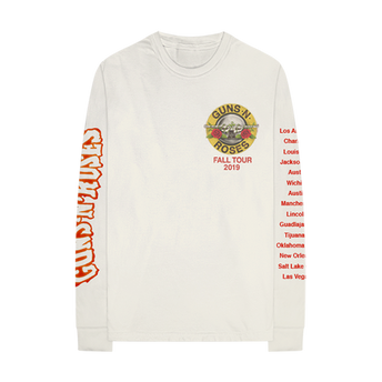 GN'R Bloody Bullet Natural Long Sleeve T-Shirt