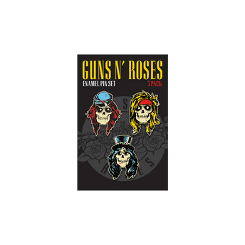 GN'R Skull Enamel Pin Set