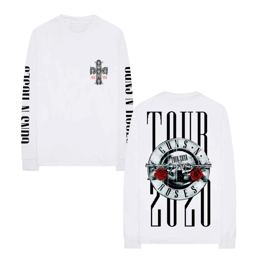 White 2020 Tour Long Sleeve T-Shirt