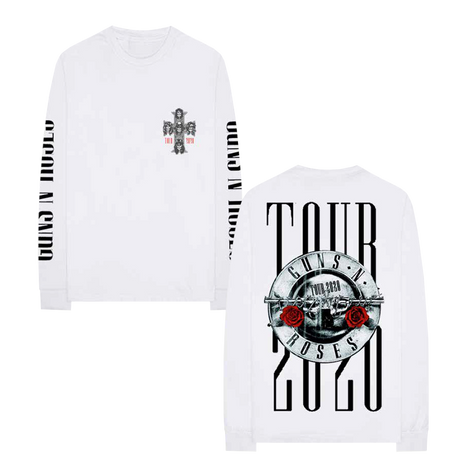 White 2020 Tour Long Sleeve T-Shirt